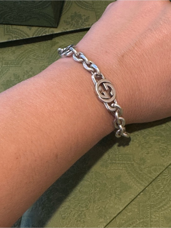 Gucci Jewelry - Gucci Silver Tone Interlocking G Link Bracelet